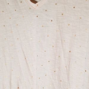 Adorable baby pink gold foil t shirt